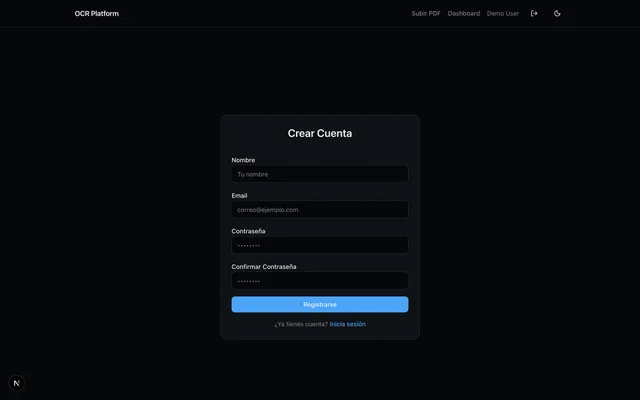 OCR Platform
